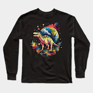 Dinosaur Earth Day Long Sleeve T-Shirt